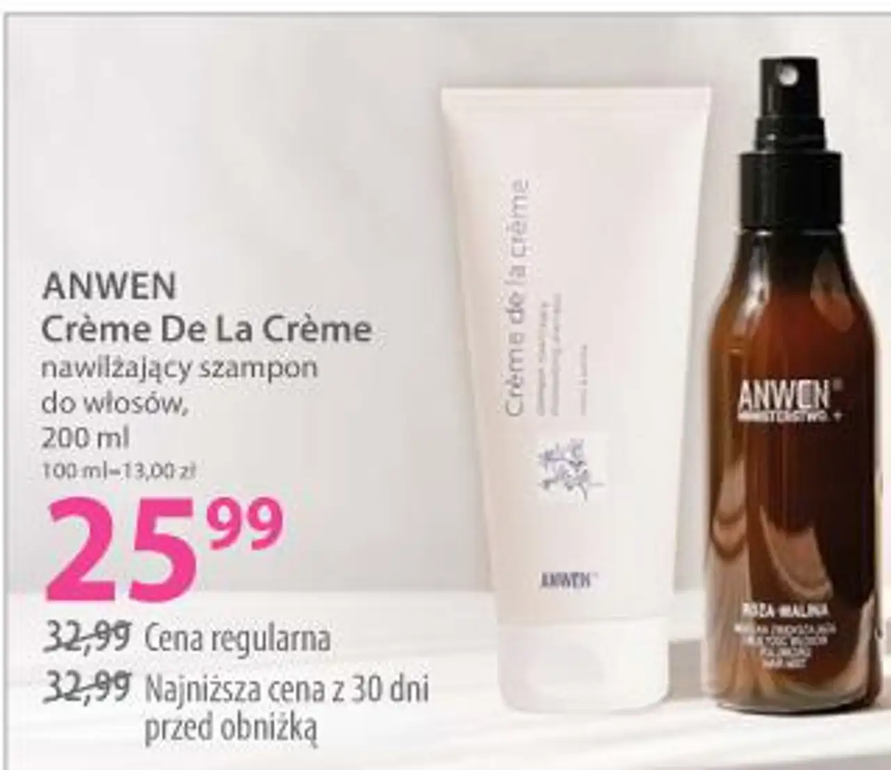 Anwen Crème De La Crème nawilżający szampon do włosów