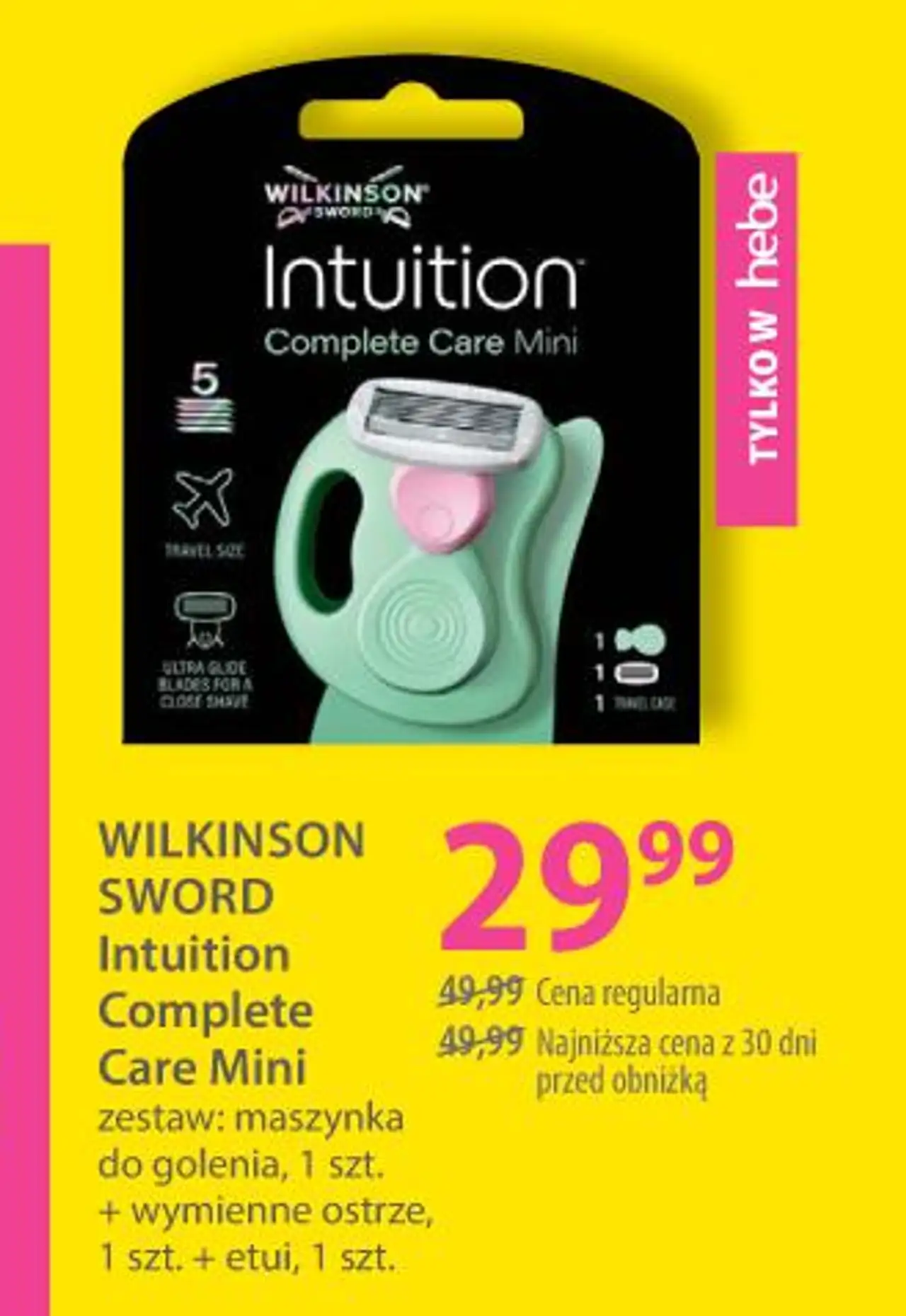 WILKINSON SWORD Intuition Complete Care Mini zestaw