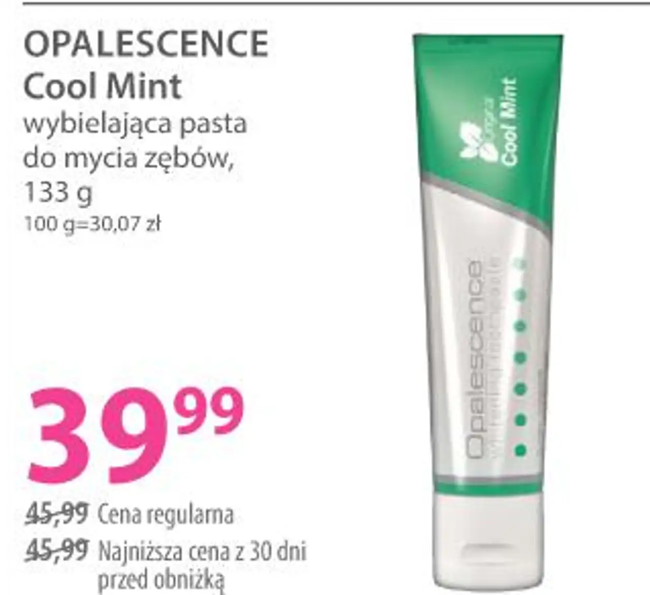 Opalescence Cool Mint wybielająca pasta do mycia zębów