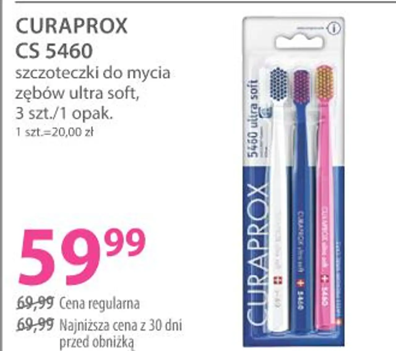 Curaprox CS 5460 szczoteczki do mycia zębów ultra soft