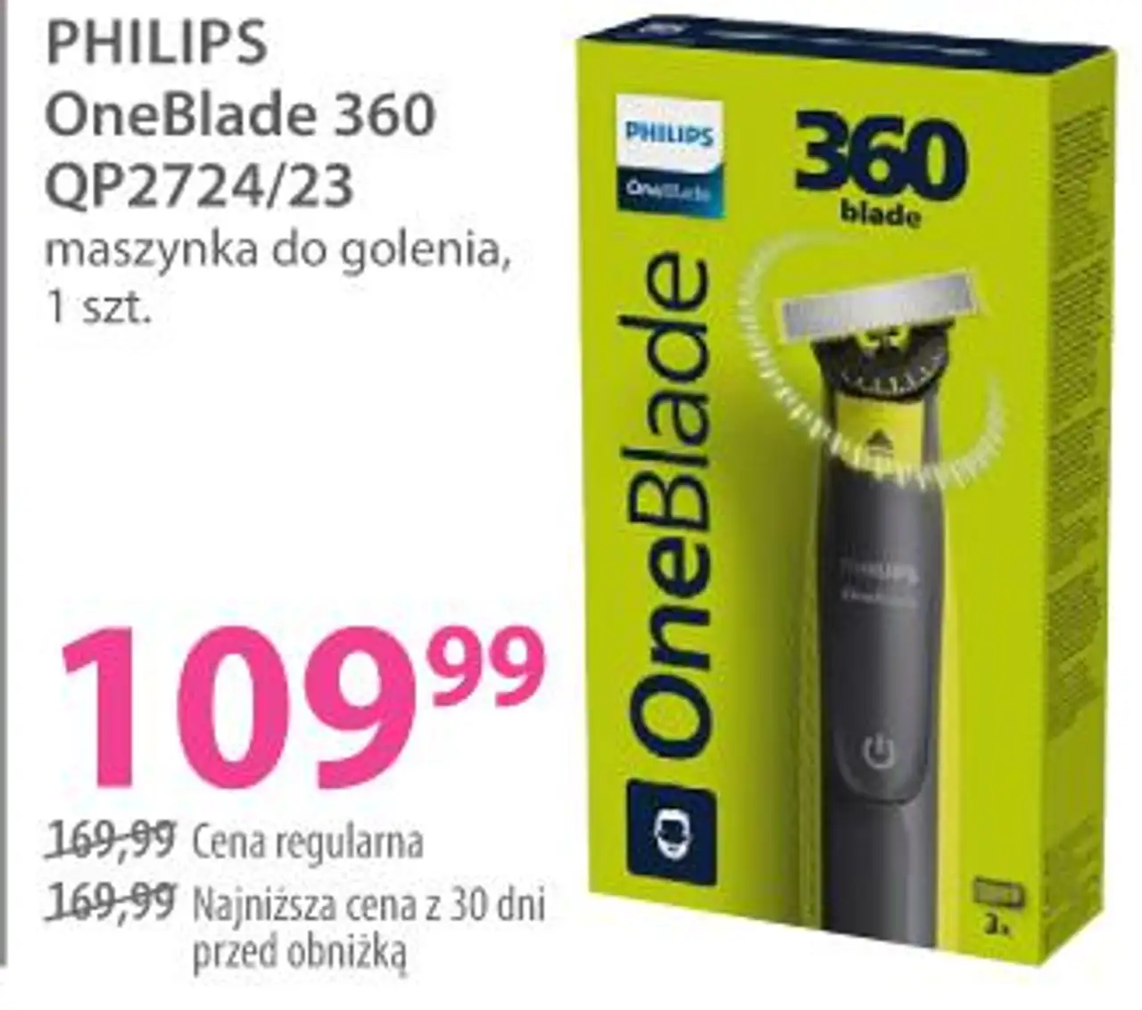 Philips OneBlade 360 QP2724/23 maszynka do golenia