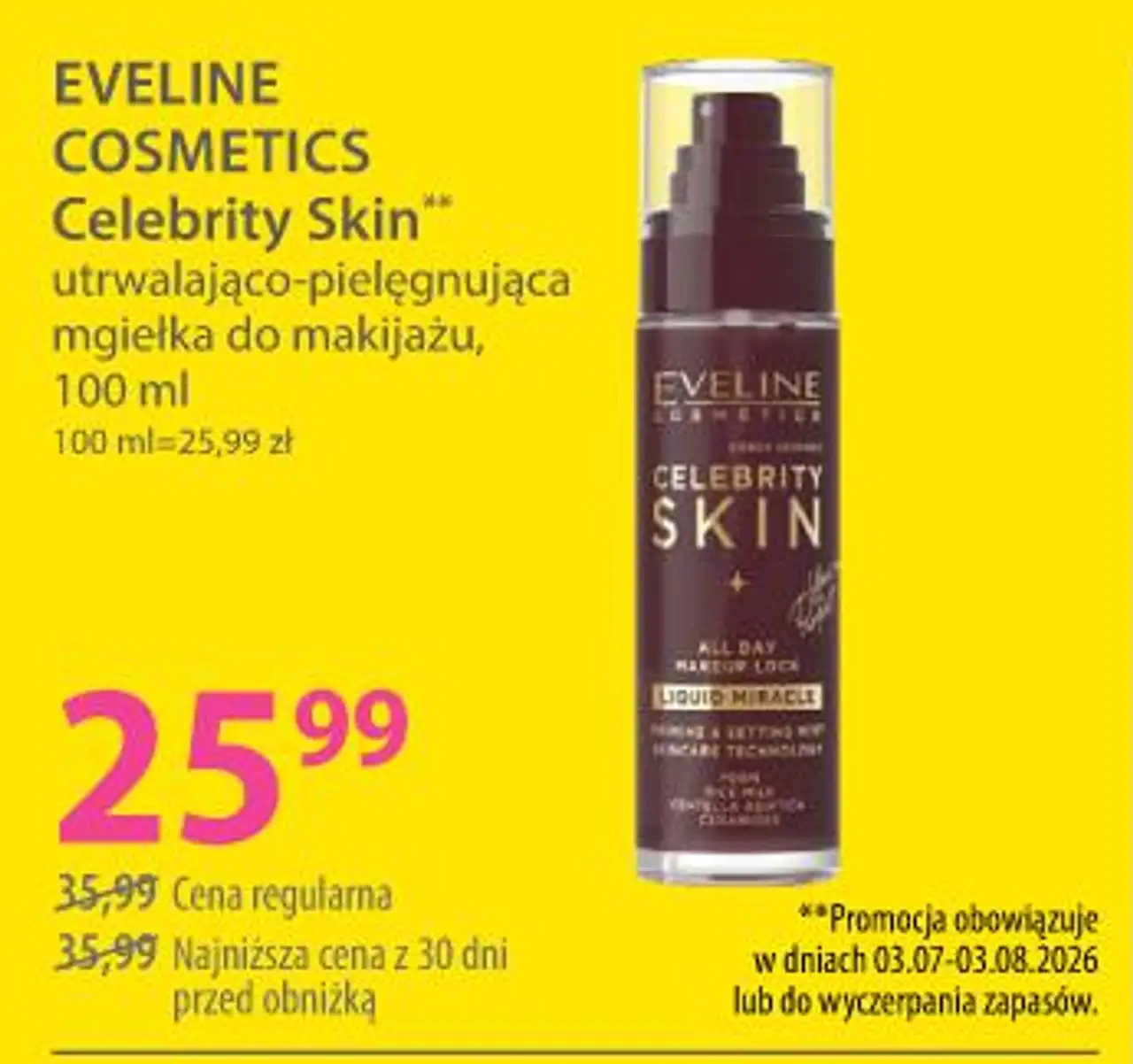 EVELINE COSMETICS Celebrity Skin