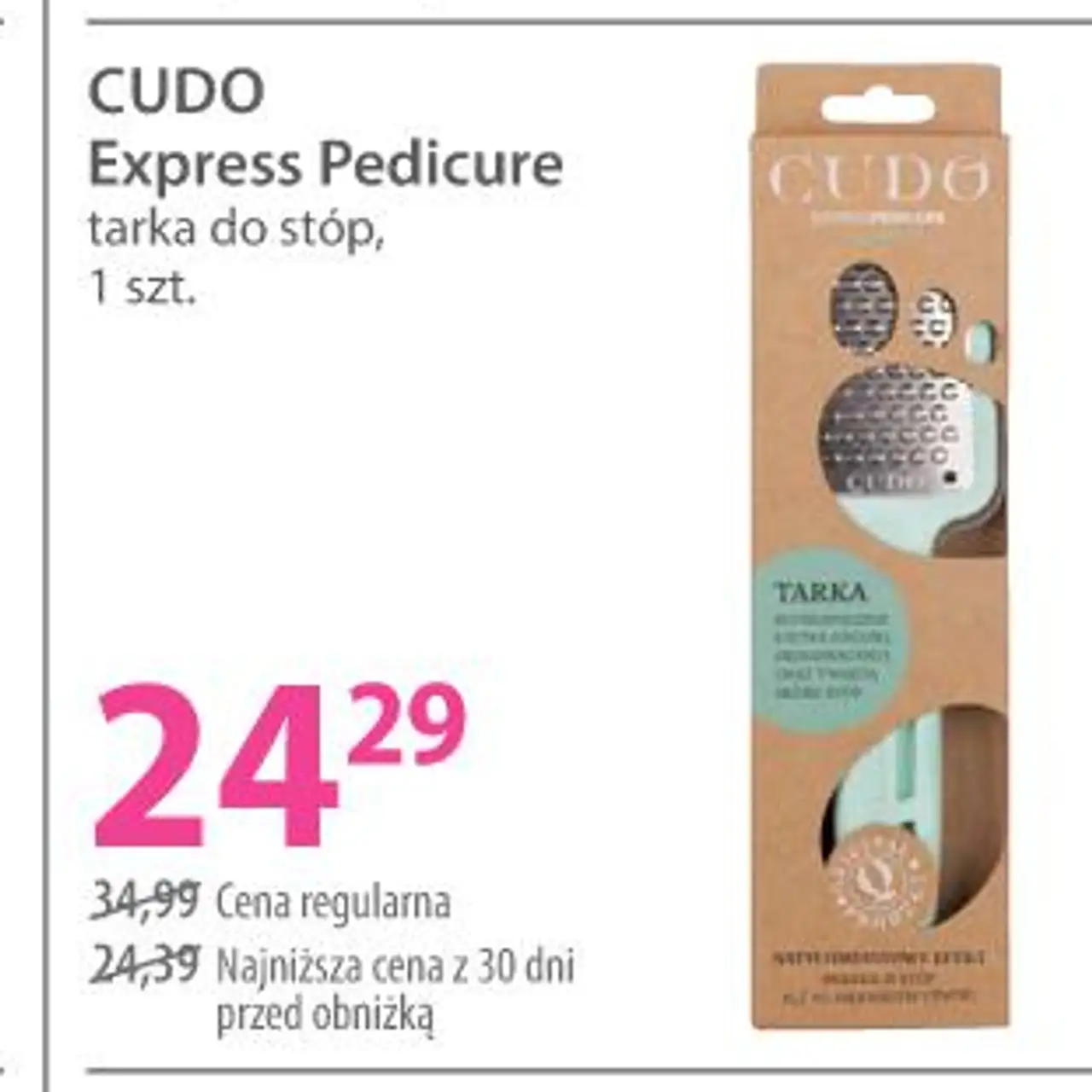 CUDO Express Pedicure tarka do stóp