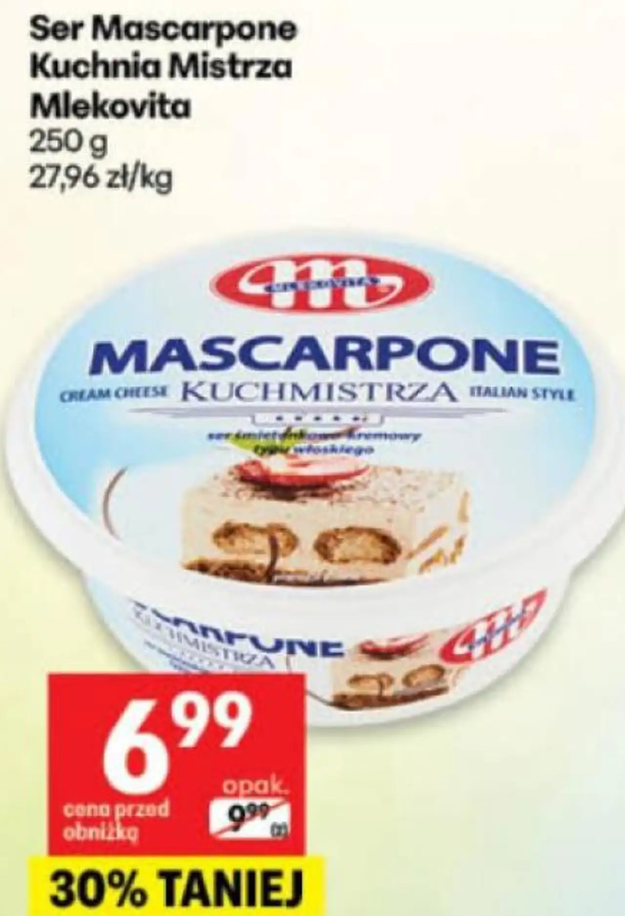 Ser Mascarpone Kuchnia Mistrza Mlekovita