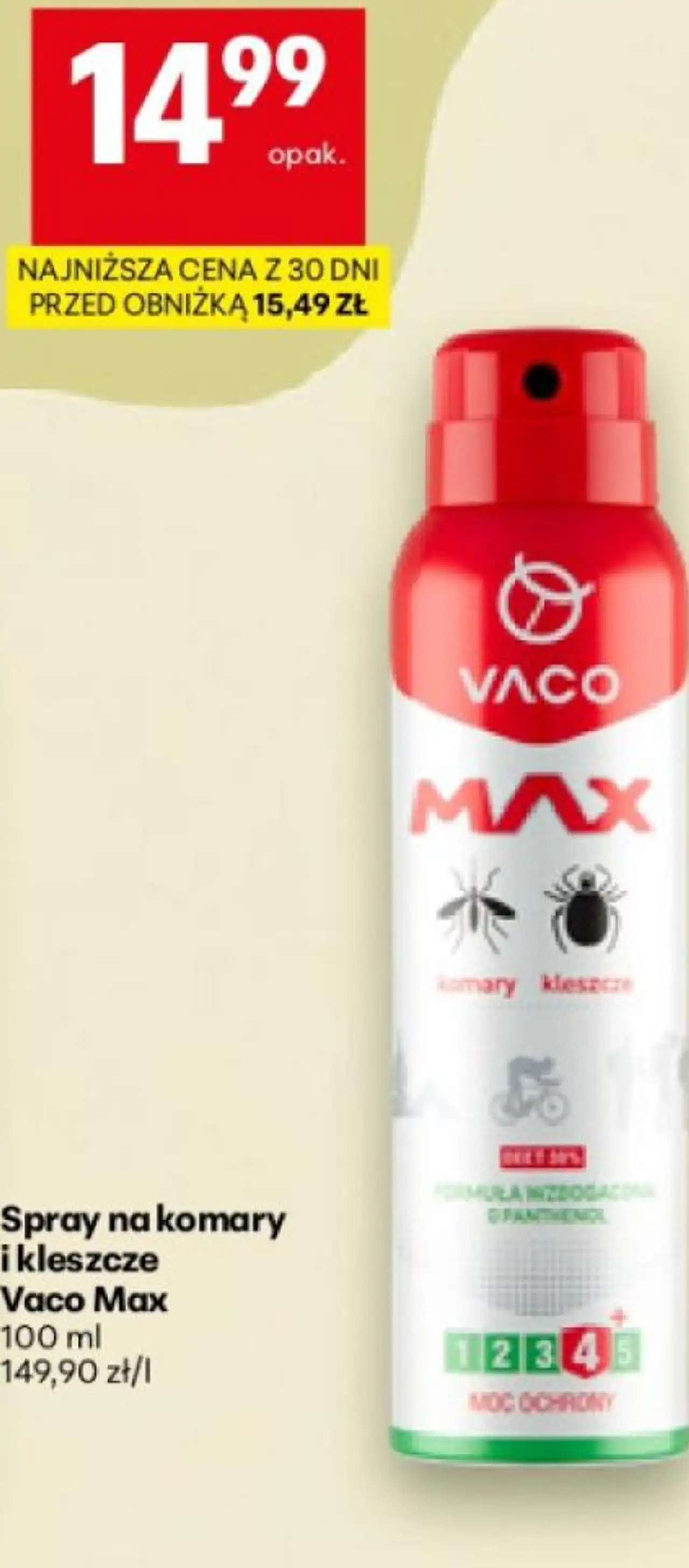 Spray na komary i kleszcze Vaco Max