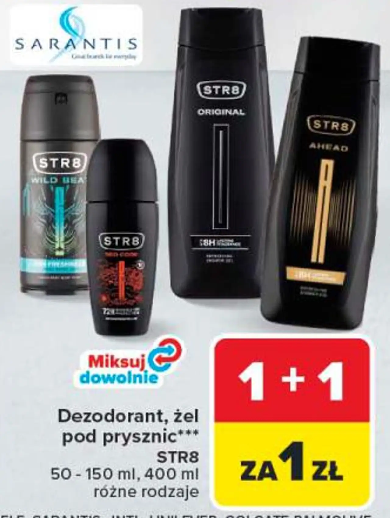 STR8 Dezodorant, żel pod prysznic