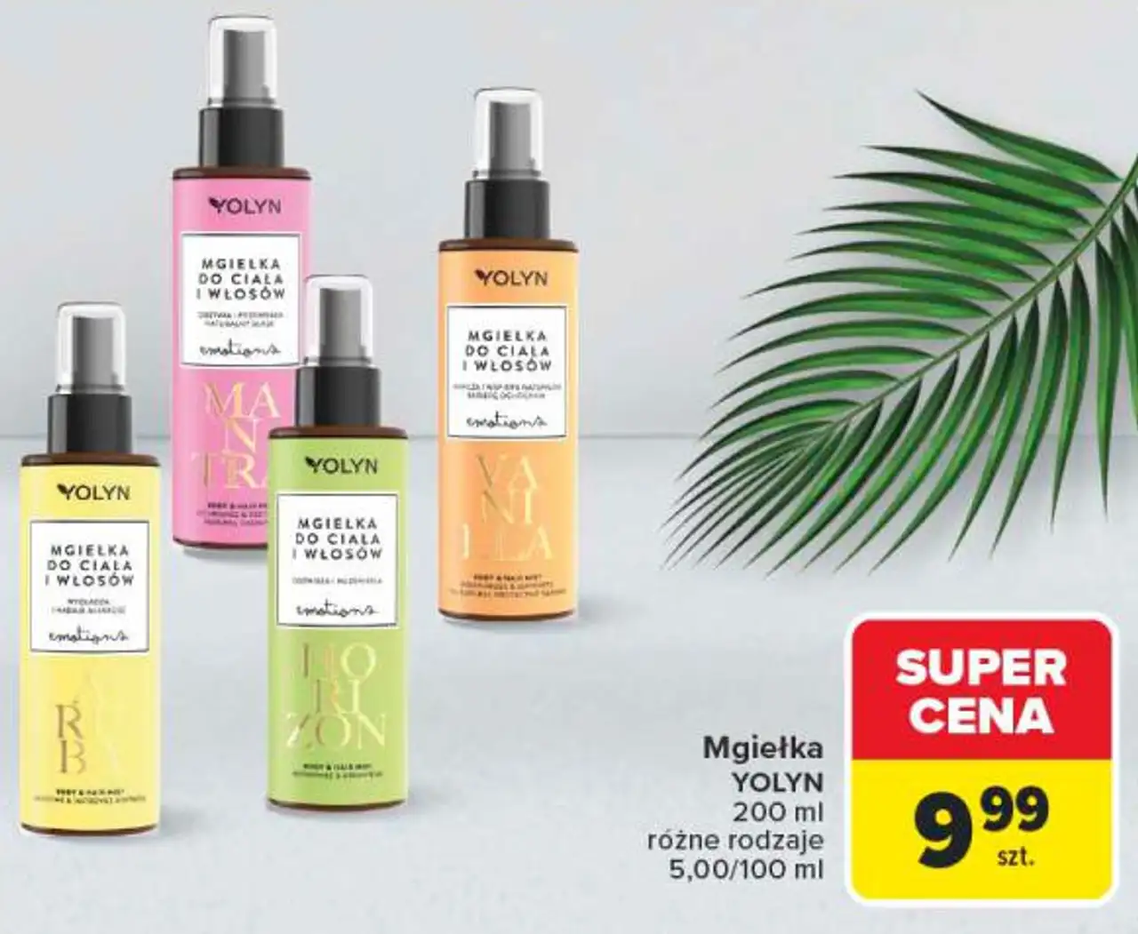 Yolyn Mgiełka do ciała i włosów