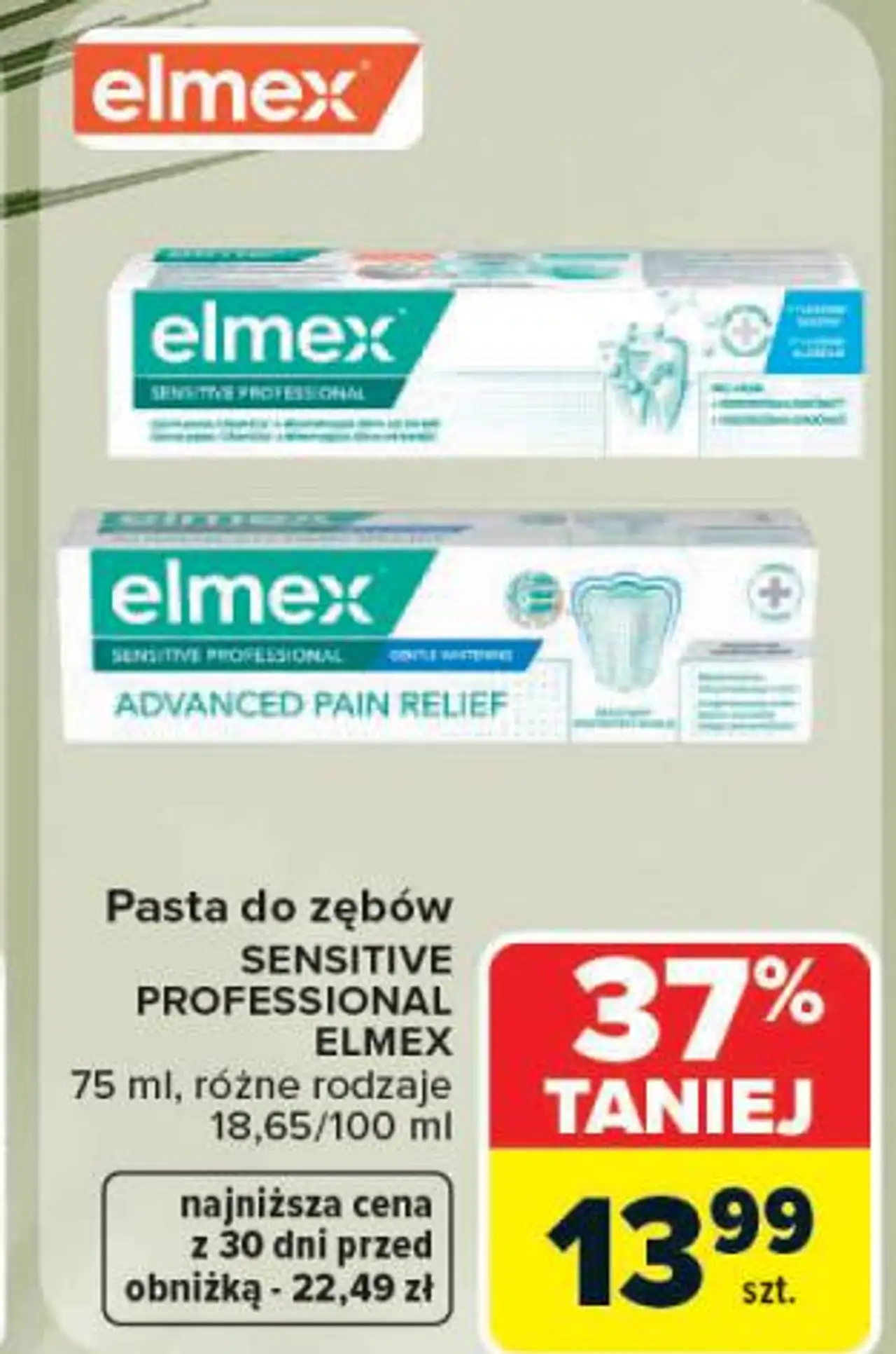 Pasta do zębów SENSITIVE PROFESSIONAL ELMEX