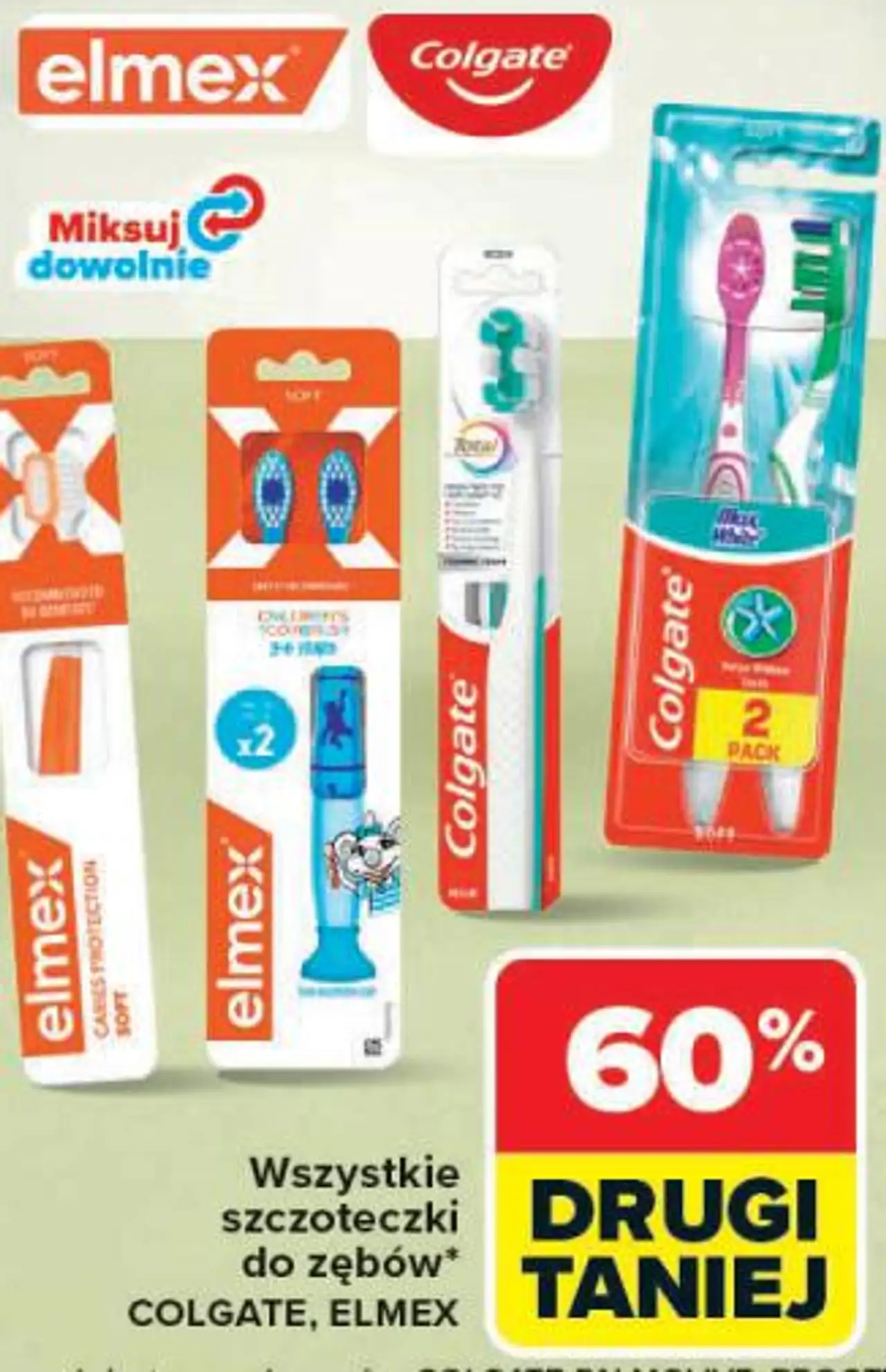 Wszystkie szczoteczki do zębów COLGATE, ELMEX