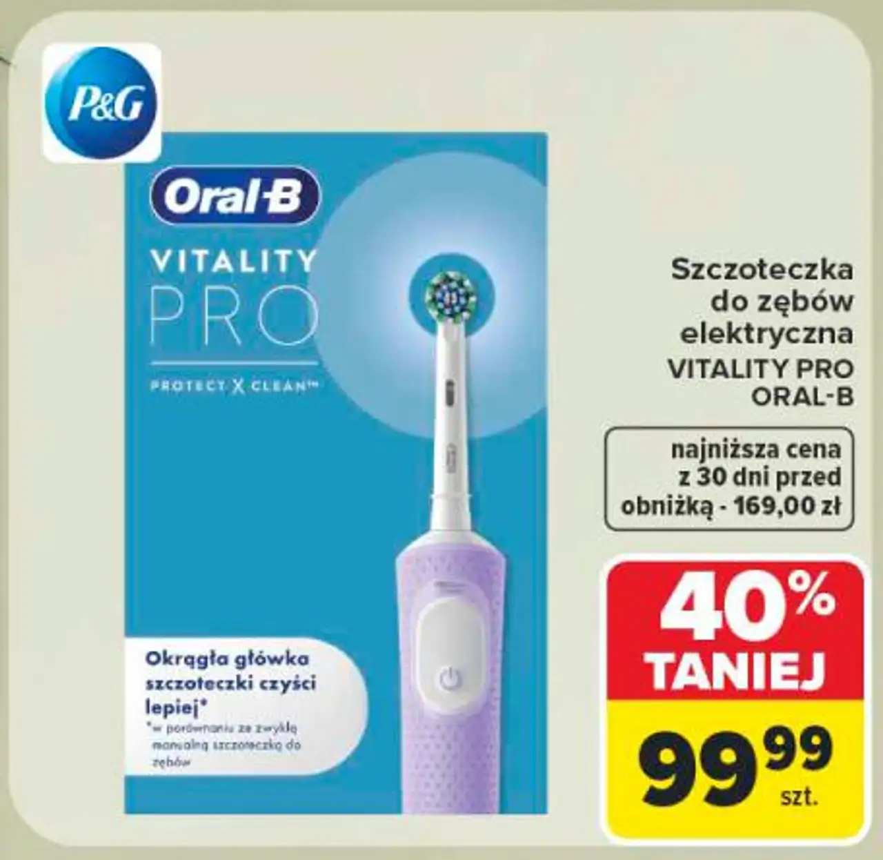 Oral-B Vitality Pro Szczoteczka do zębów elektryczna