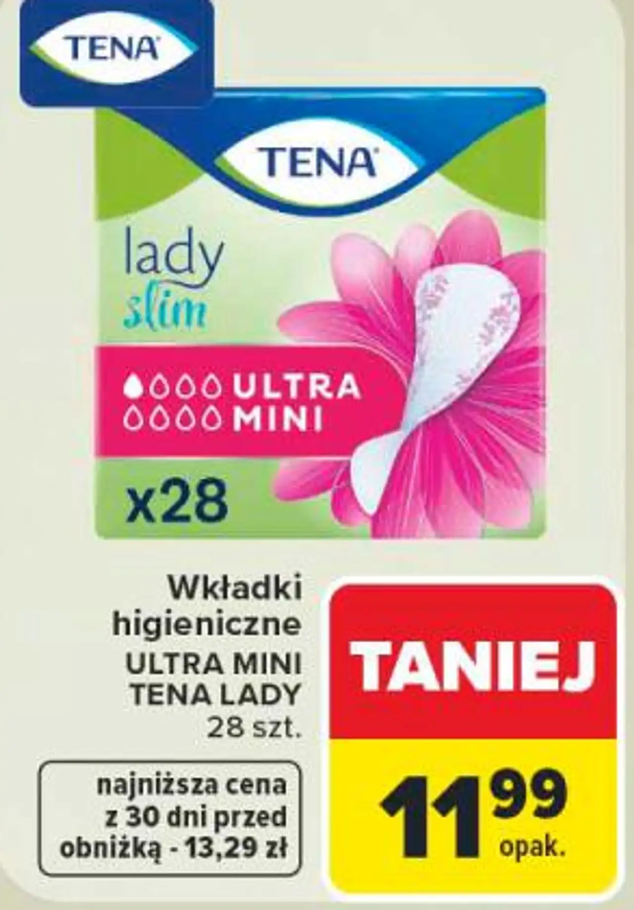Tena Lady Slim Wkładki higieniczne Ultra Mini