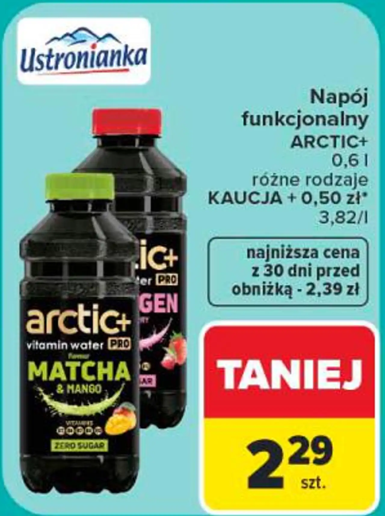 Napój funkcjonalny ARCTIC+ 0,6 l