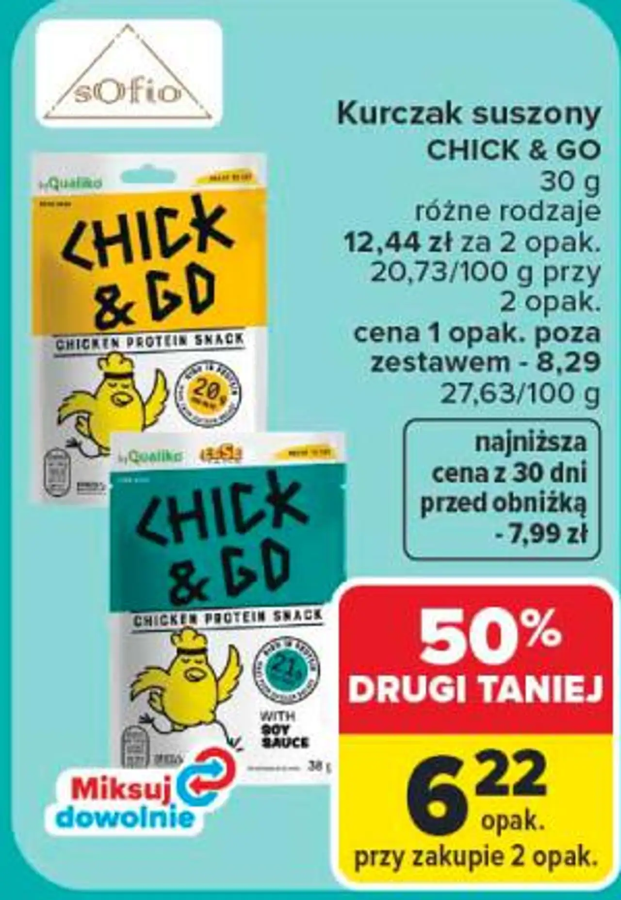 Kurczak suszony CHICK & GO