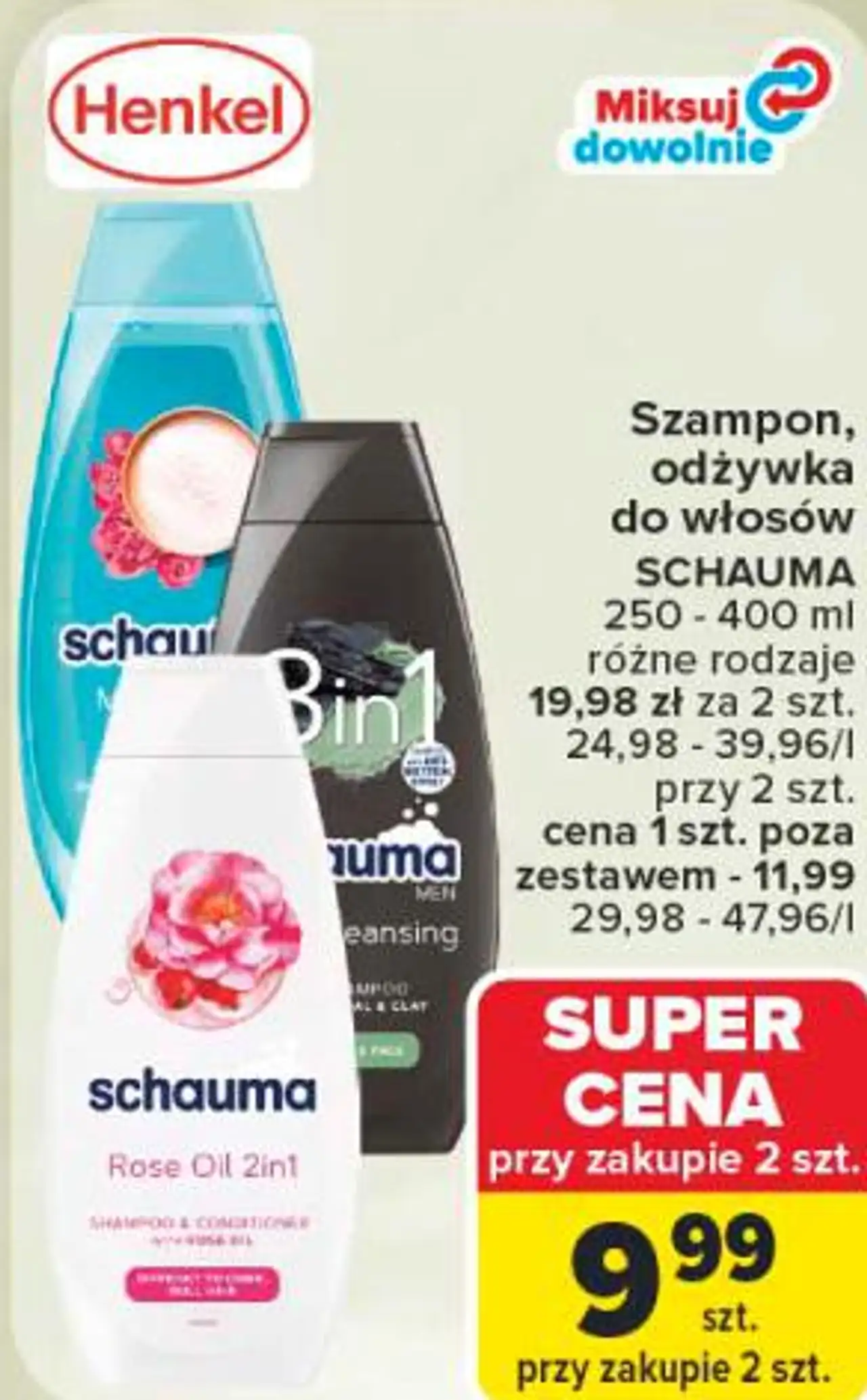 Szampon, odżywka do włosów Schauma