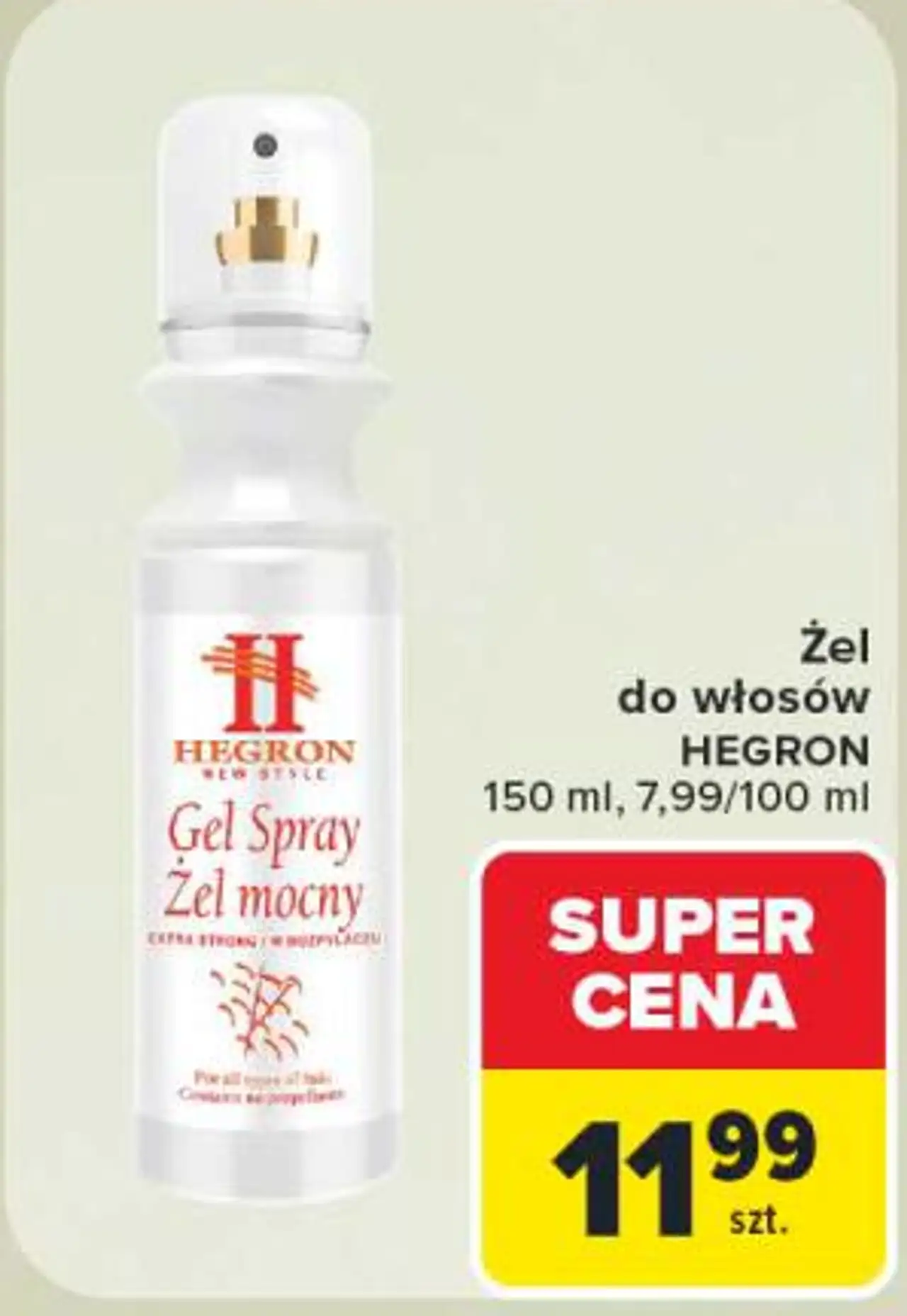 Żel do włosów Hegron