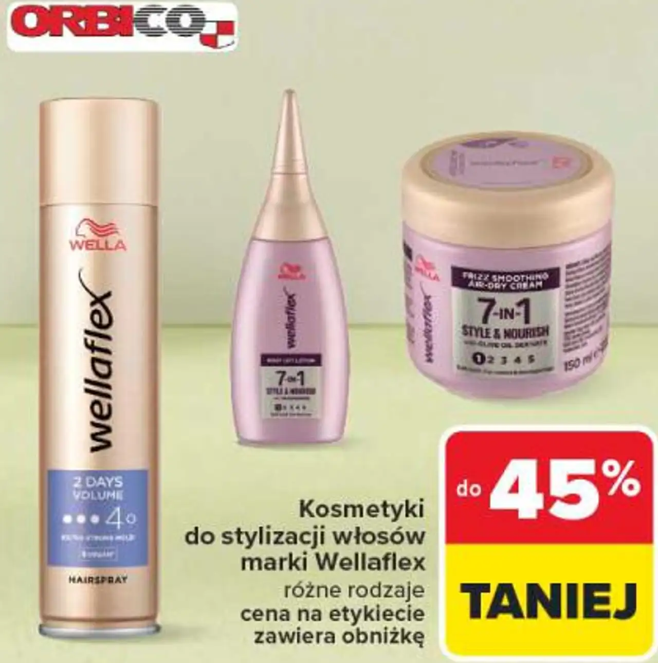 Kosmetyki do stylizacji włosów Wellaflex