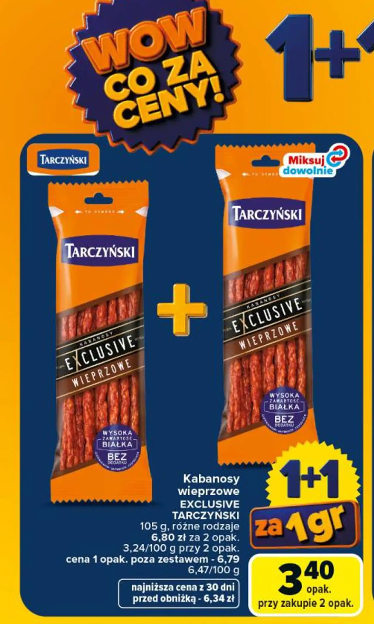 Kabanosy wieprzowe EXCLUSIVE TARCZYŃSKI