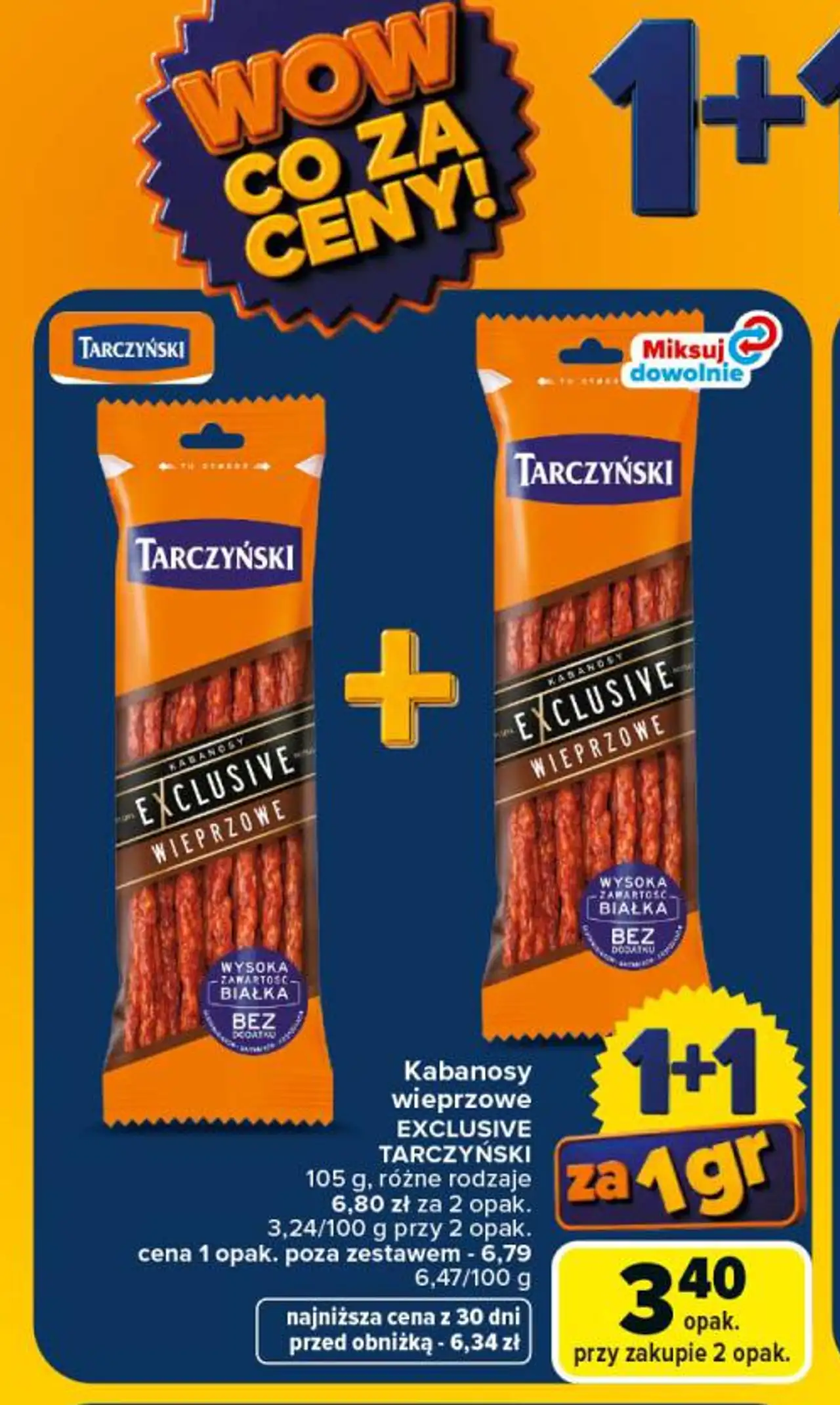 Kabanosy wieprzowe EXCLUSIVE TARCZYŃSKI