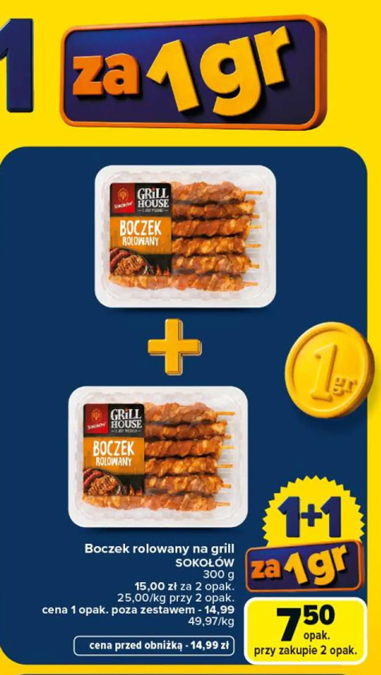 Boczek rolowany na grill SOKOŁÓW