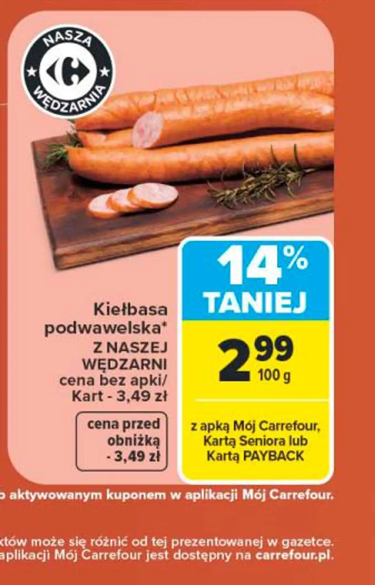 Kiełbasa podwawelska Z NASZEJ WĘDZARNI