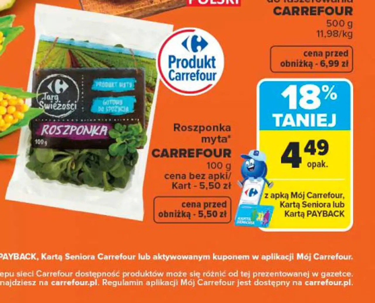 Roszponka myta CARREFOUR