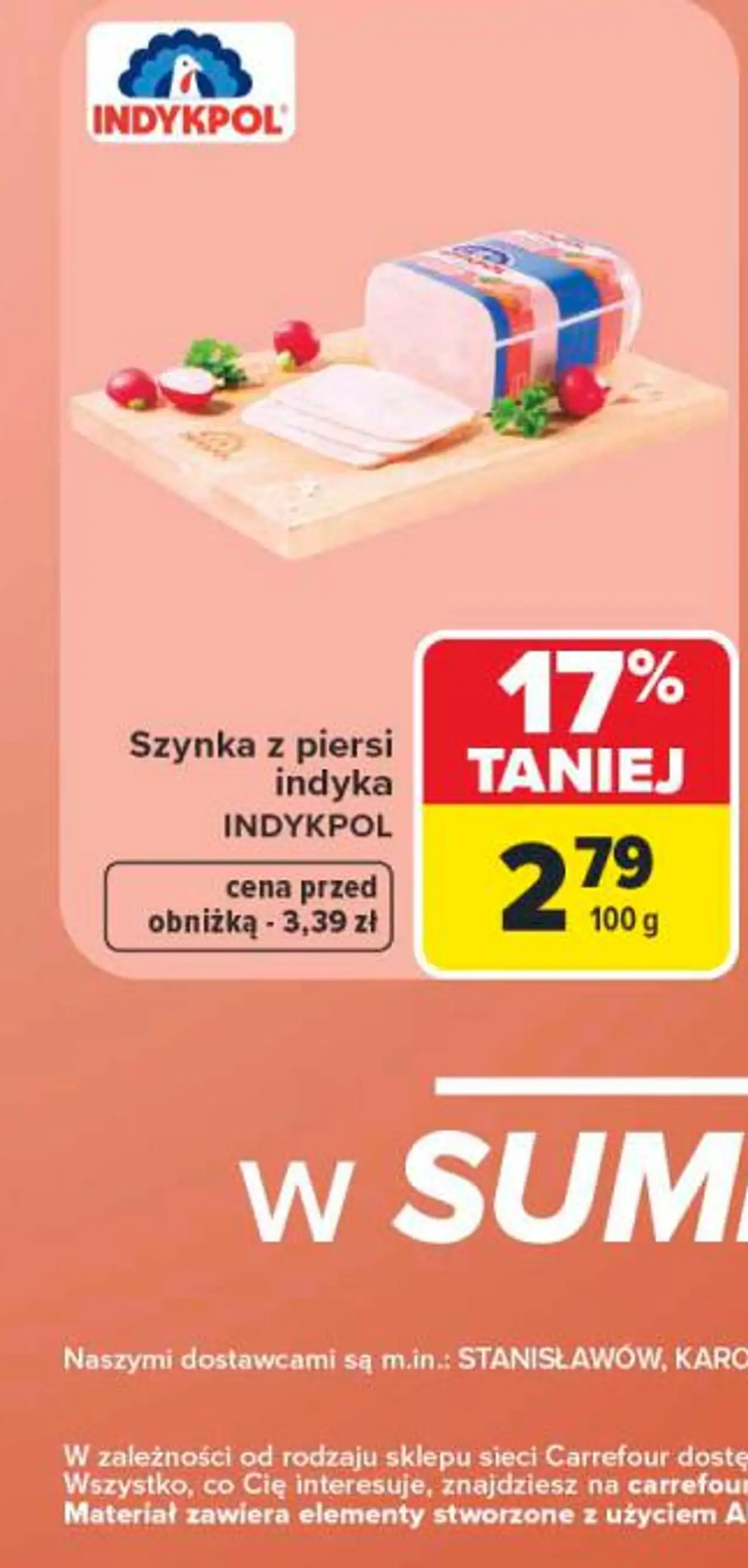 Szynka z piersi indyka INDYKPOL