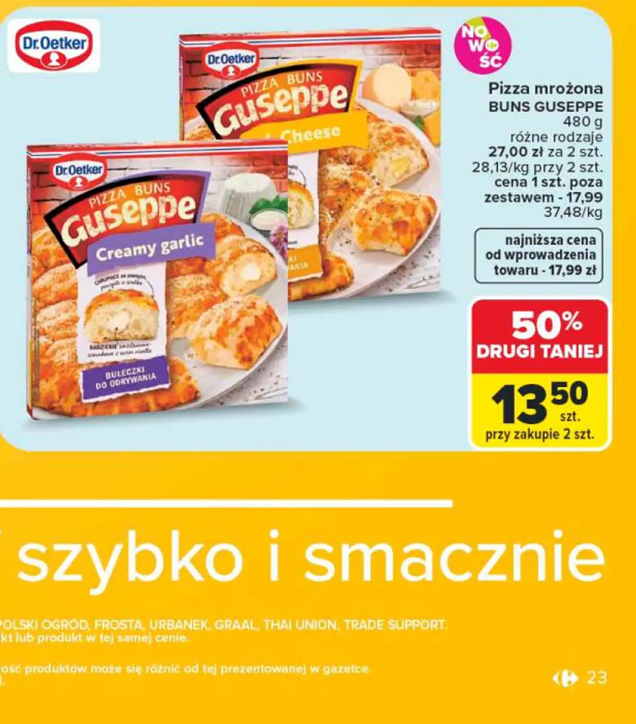 Pizza mrożona BUNS GUSEPPE
