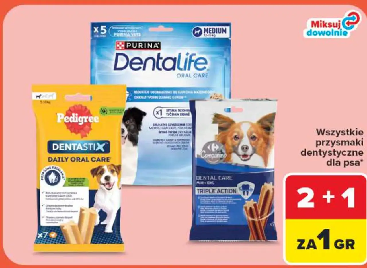 Wszystkie przysmaki dentystyczne dla psa