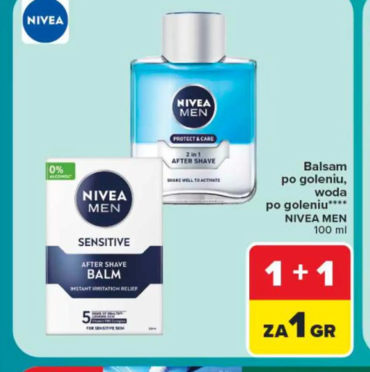 Nivea Men Balsam po goleniu, woda po goleniu