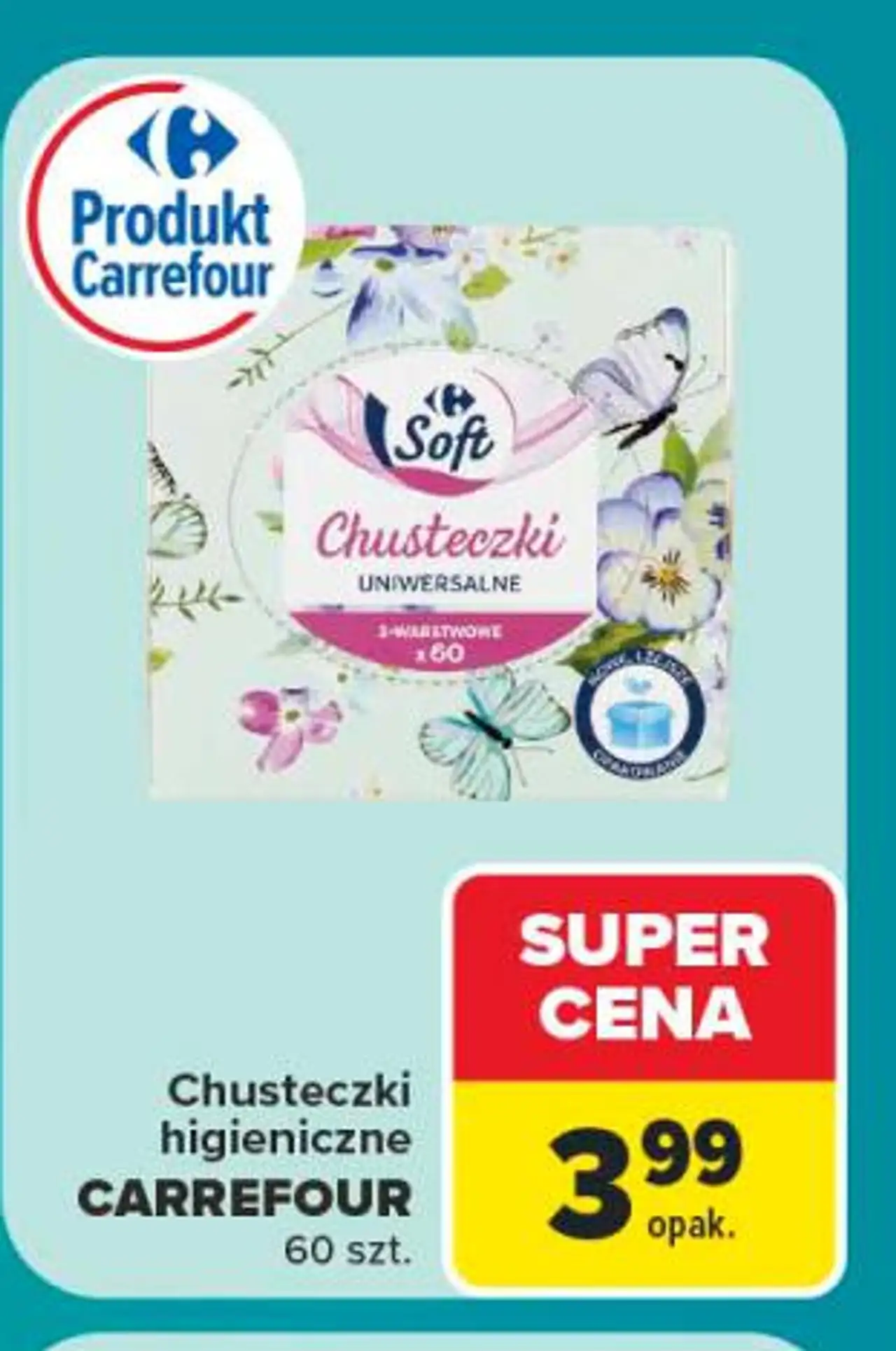 Chusteczki higieniczne CARREFOUR