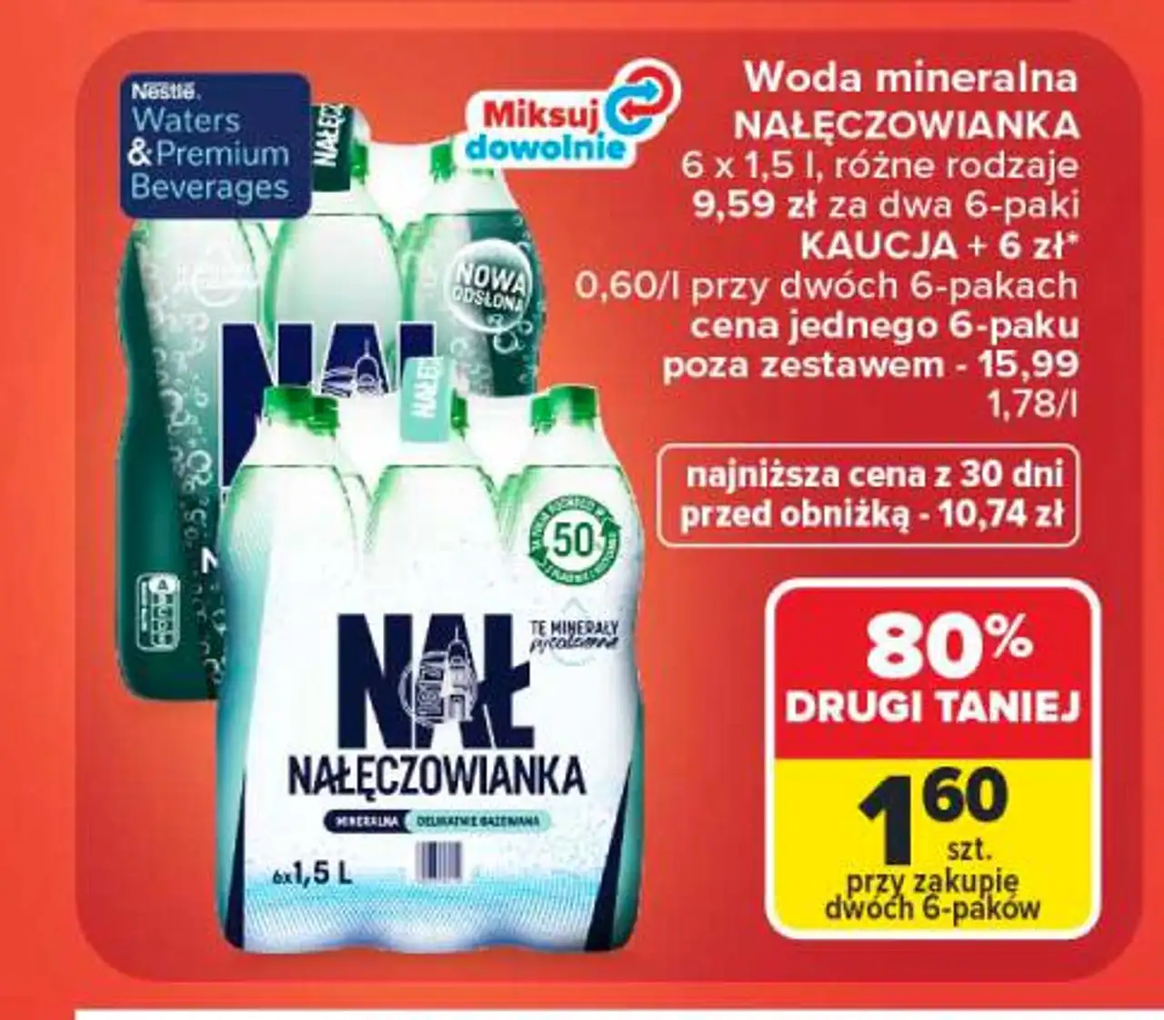 Woda mineralna NAŁĘCZOWIANKA