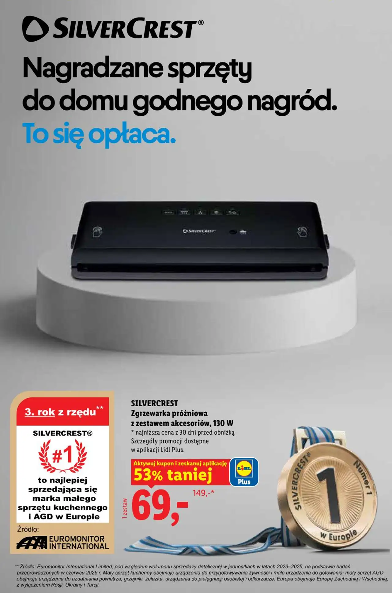 SILVERCREST Zgrzewarka próżniowa z zestawem akcesoriów, 130 W