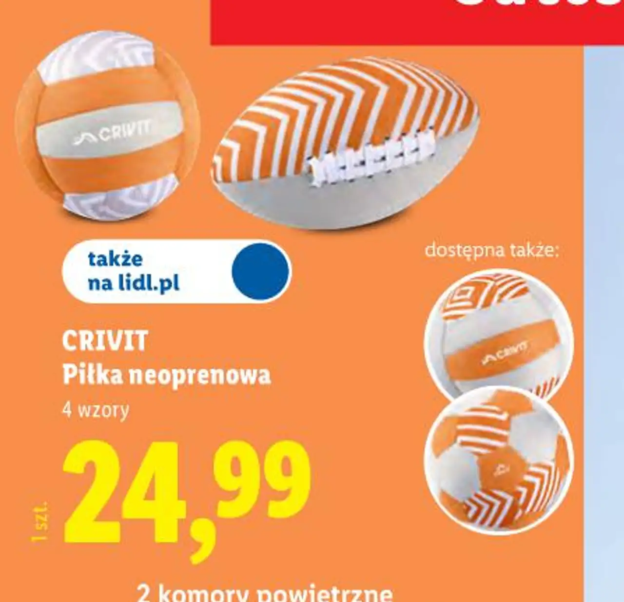 CRIVIT Piłka neoprenowa