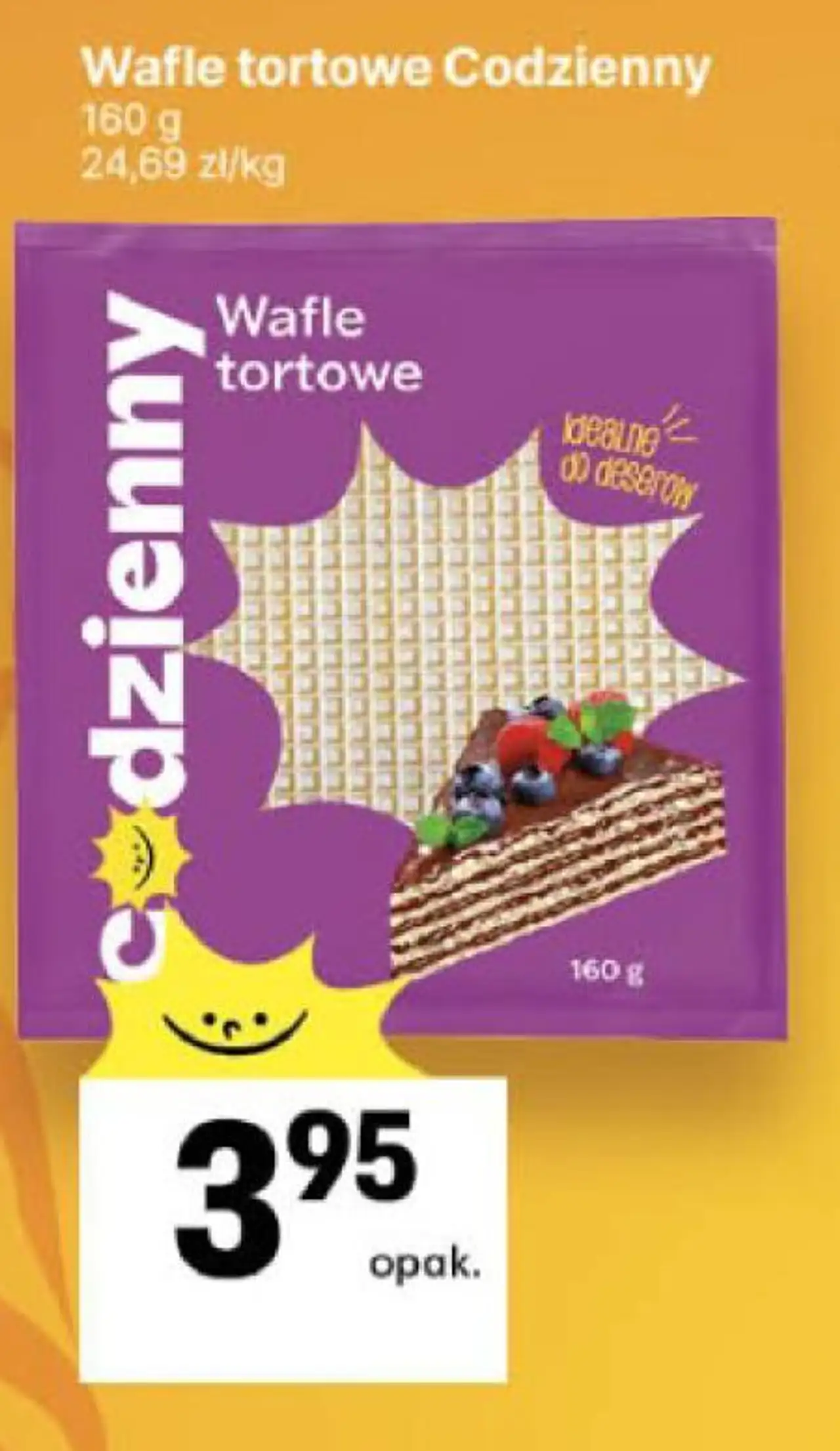 Wafle tortowe Codzienny