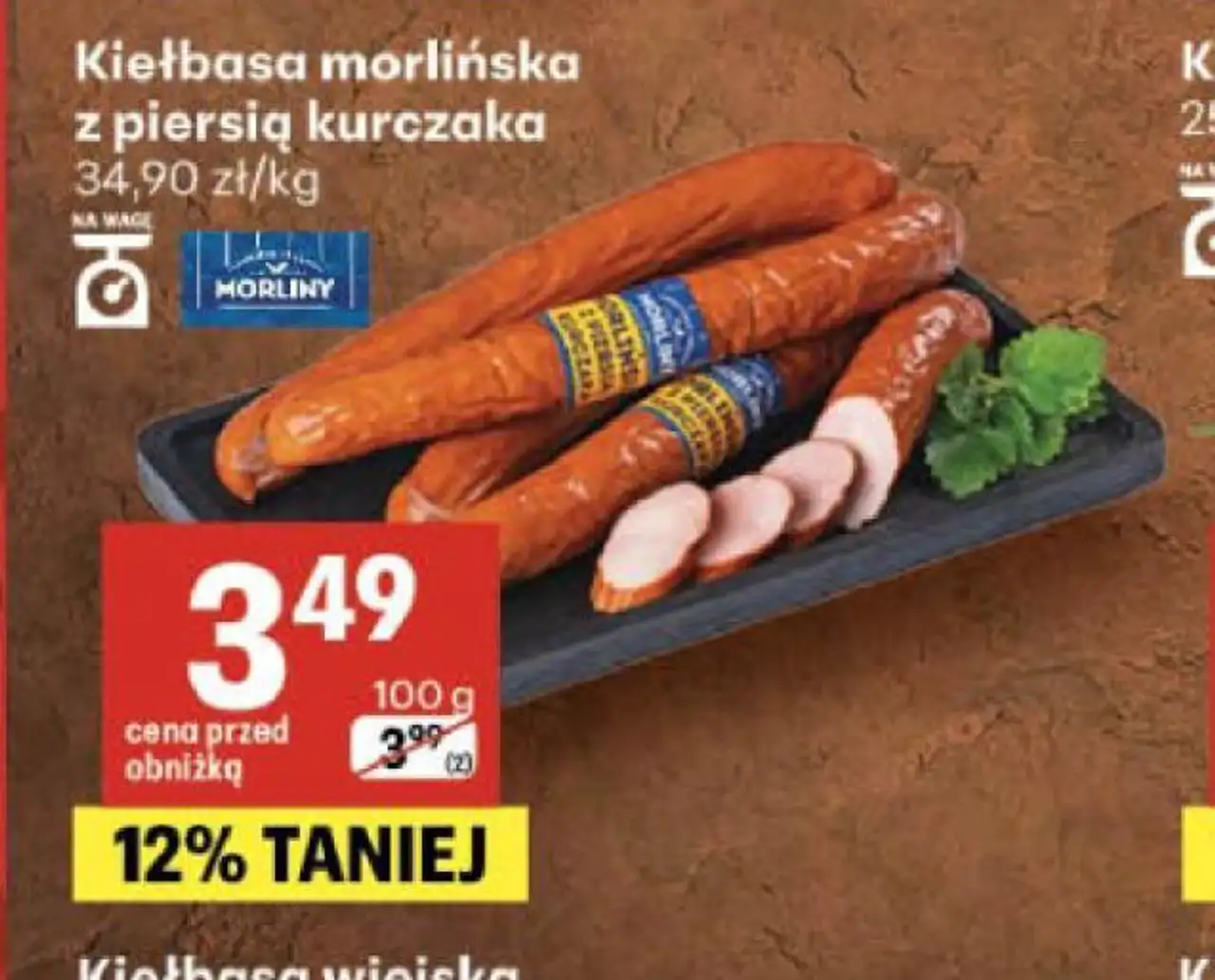 Kiełbasa morlińska z piersią kurczaka