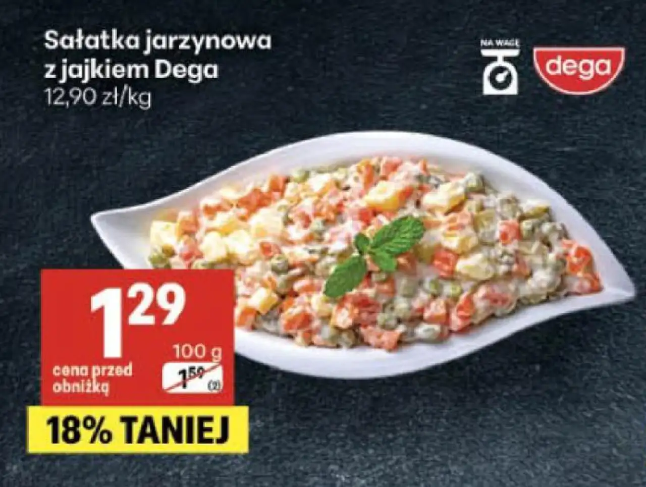 Sałatka jarzynowa z jajkiem Dega