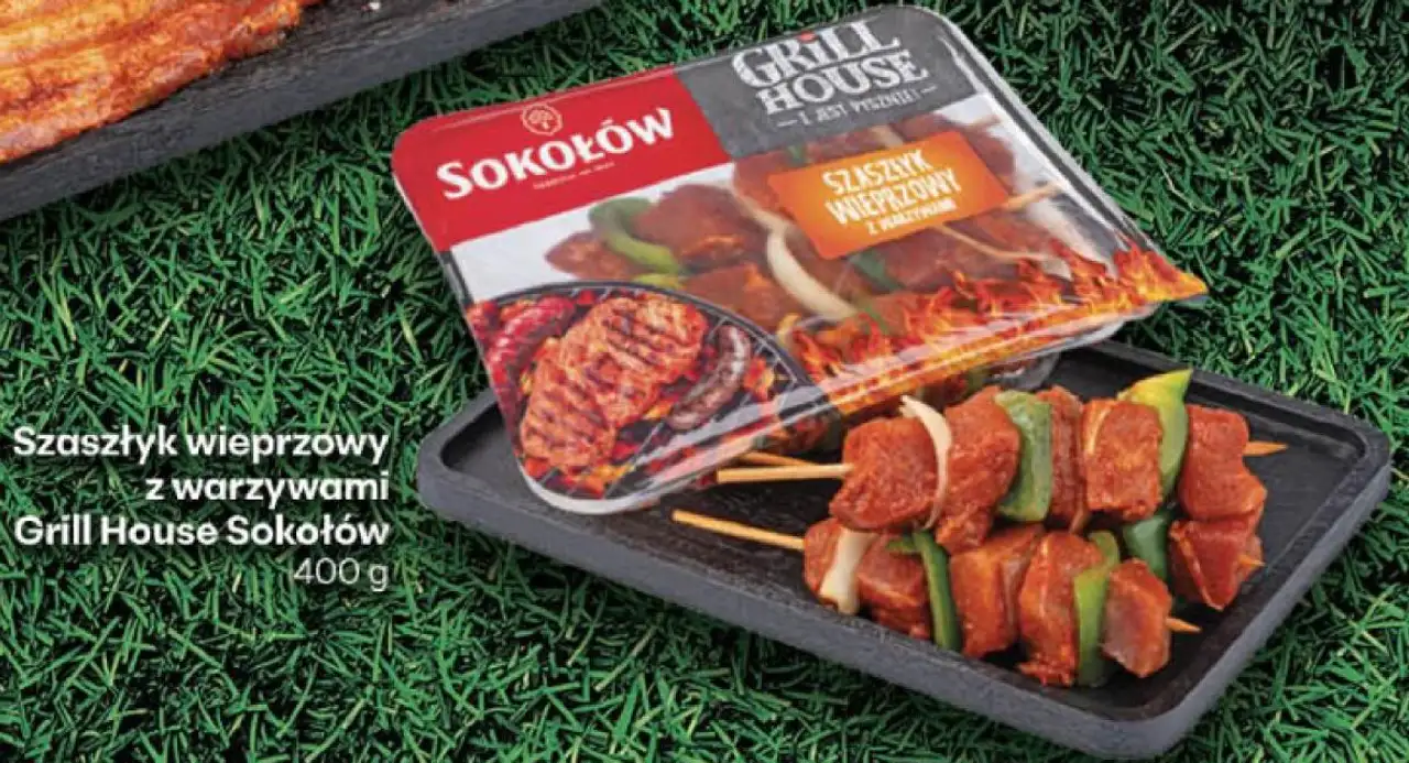 Szaszłyk wieprzowy z warzywami Grill House Sokołów