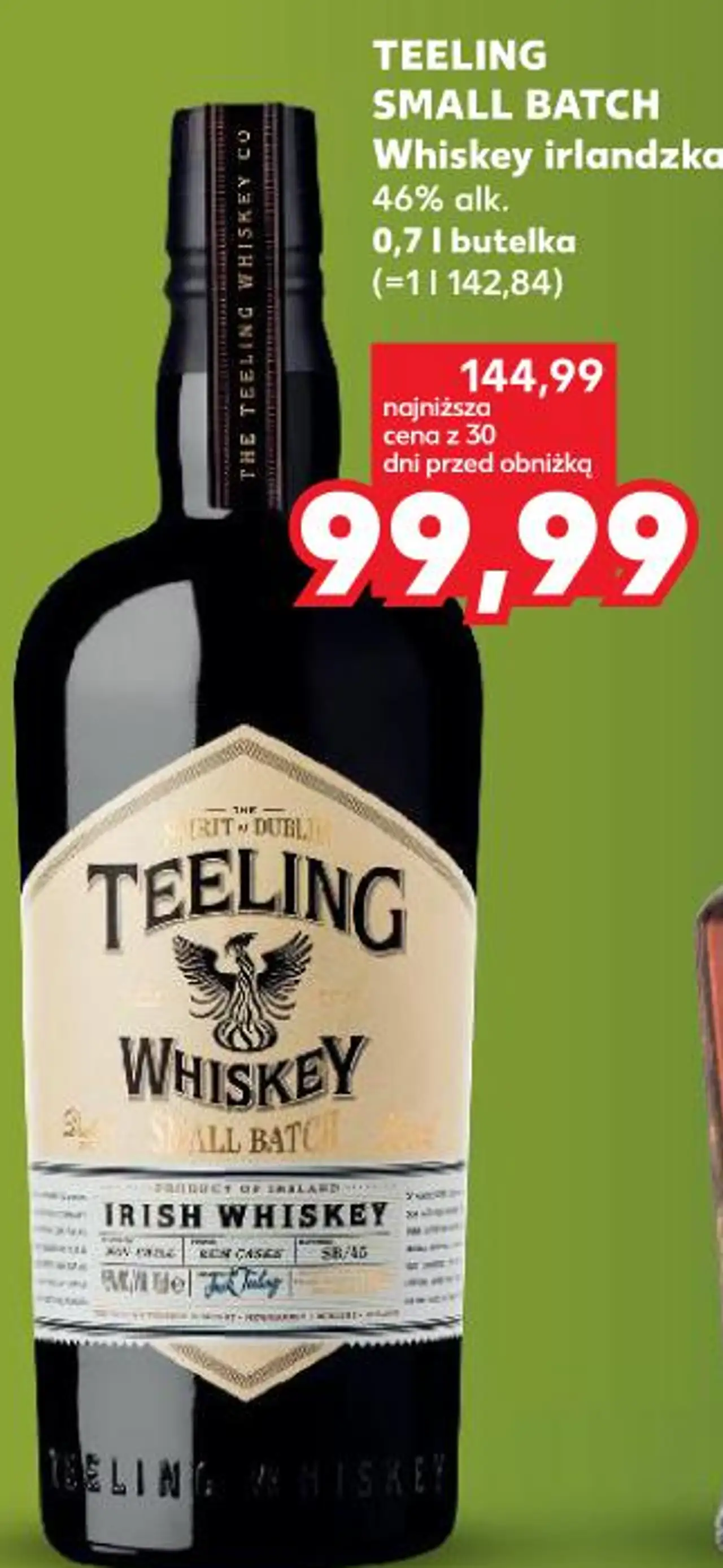 TEELING SMALL BATCH Whiskey irlandzka