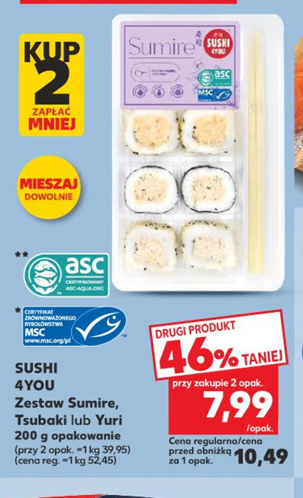 SUSHI 4YOU Zestaw Sumire, Tsubaki lub Yuri