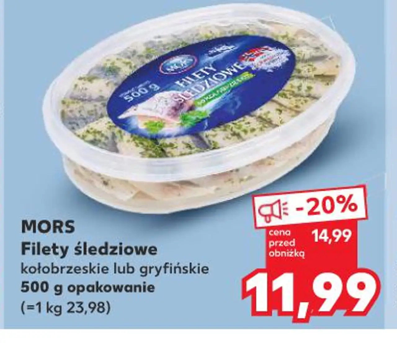 MORS Filety śledziowe kołobrzeskie lub gryfińskie