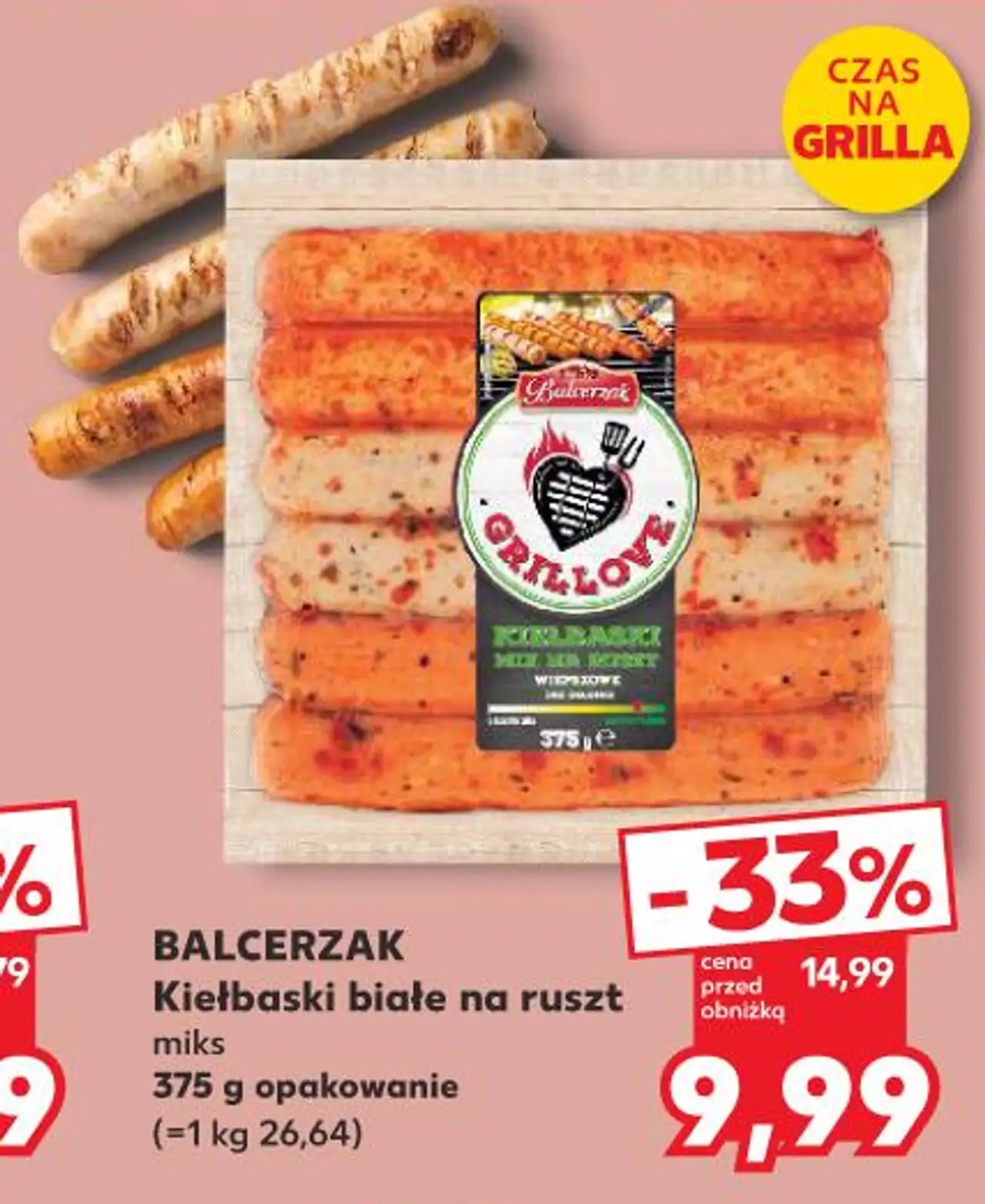 BALCERZAK Kiełbaski białe na ruszt