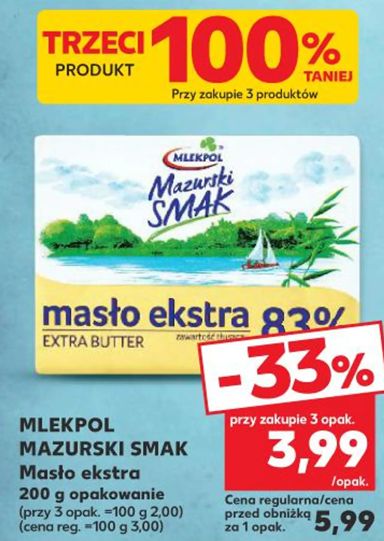 Mlekpol Mazurski Smak Masło ekstra