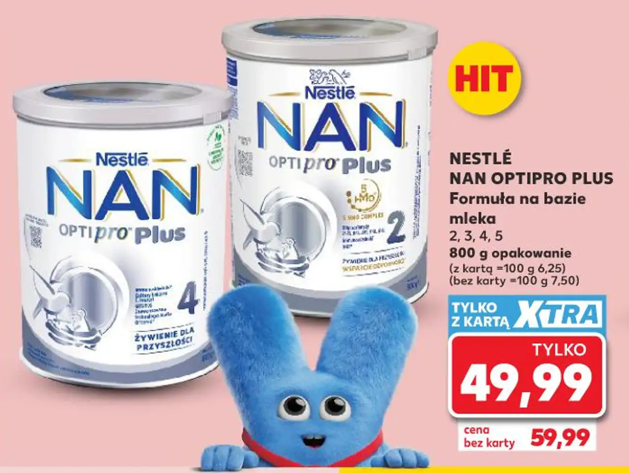 Nestlé NAN Optipro Plus Formuła na bazie mleka