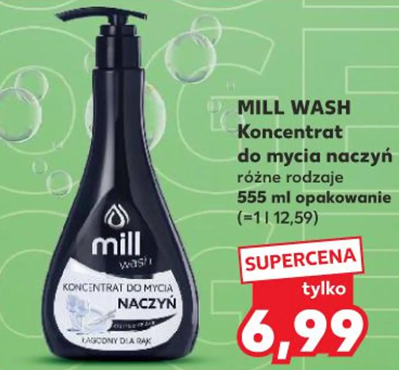 MILL WASH Koncentrat do mycia naczyń