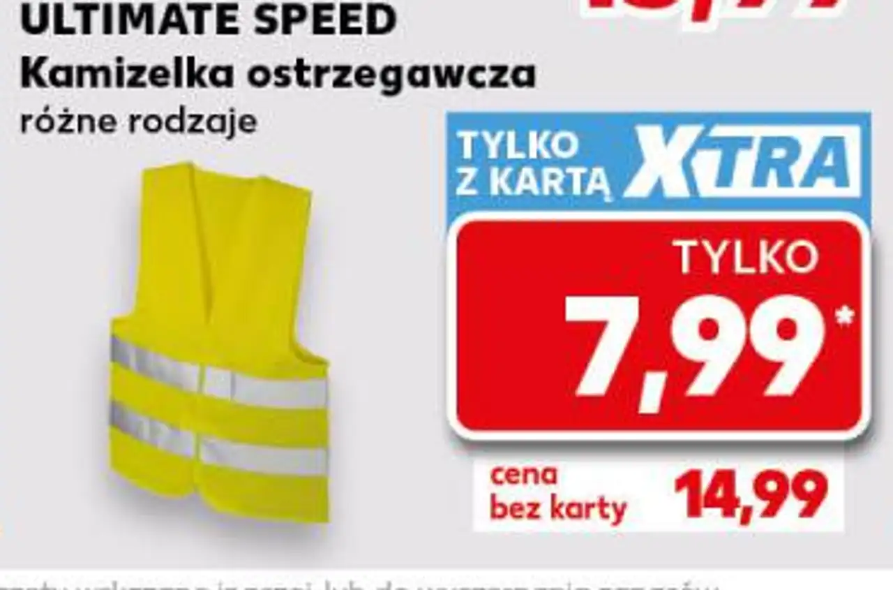 ULTIMATE SPEED Kamizelka ostrzegawcza