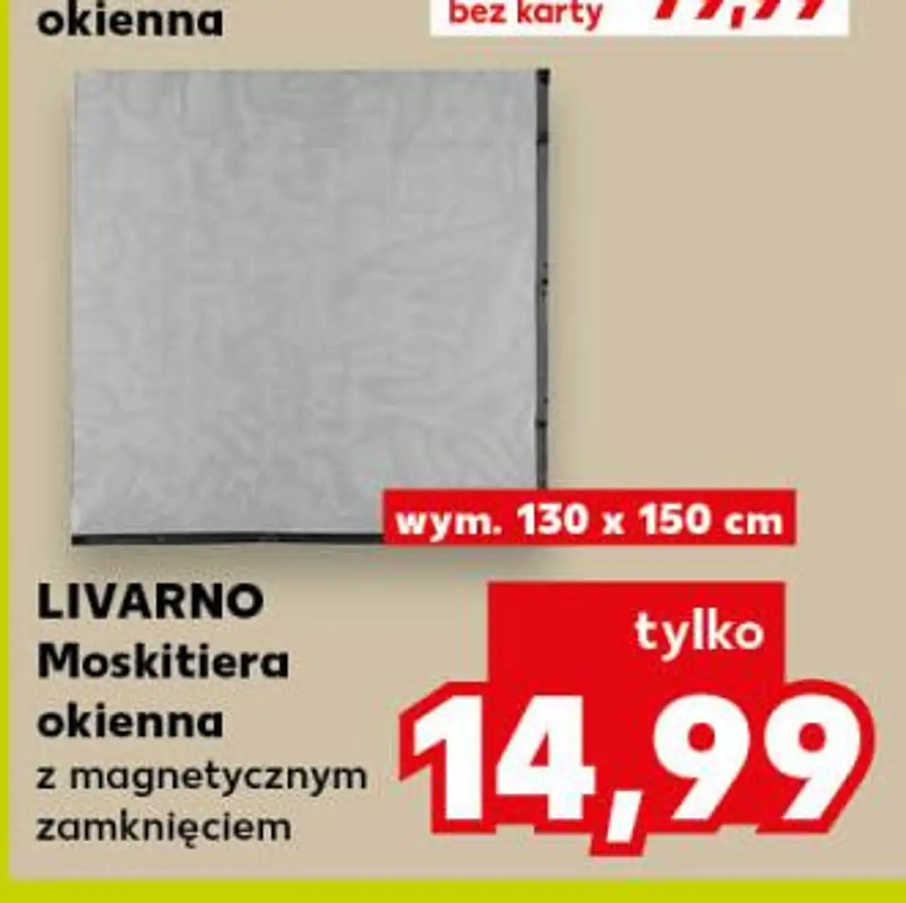 LIVARNO Moskitiera okienna z magnetycznym zamknięciem