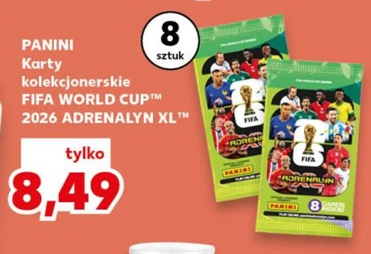 PANINI Karty kolekcjonerskie FIFA WORLD CUP 2026 ADRENALYN XL