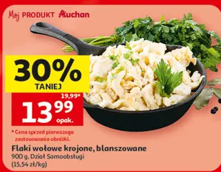 - Flaki wołowe krojone, blanszowane - Auchan