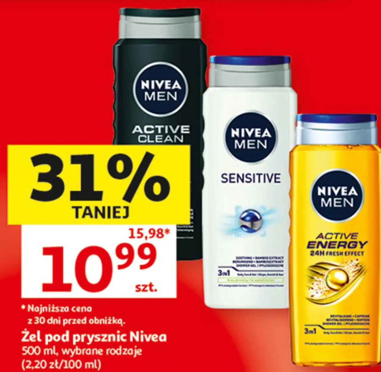 Żel pod prysznic Nivea