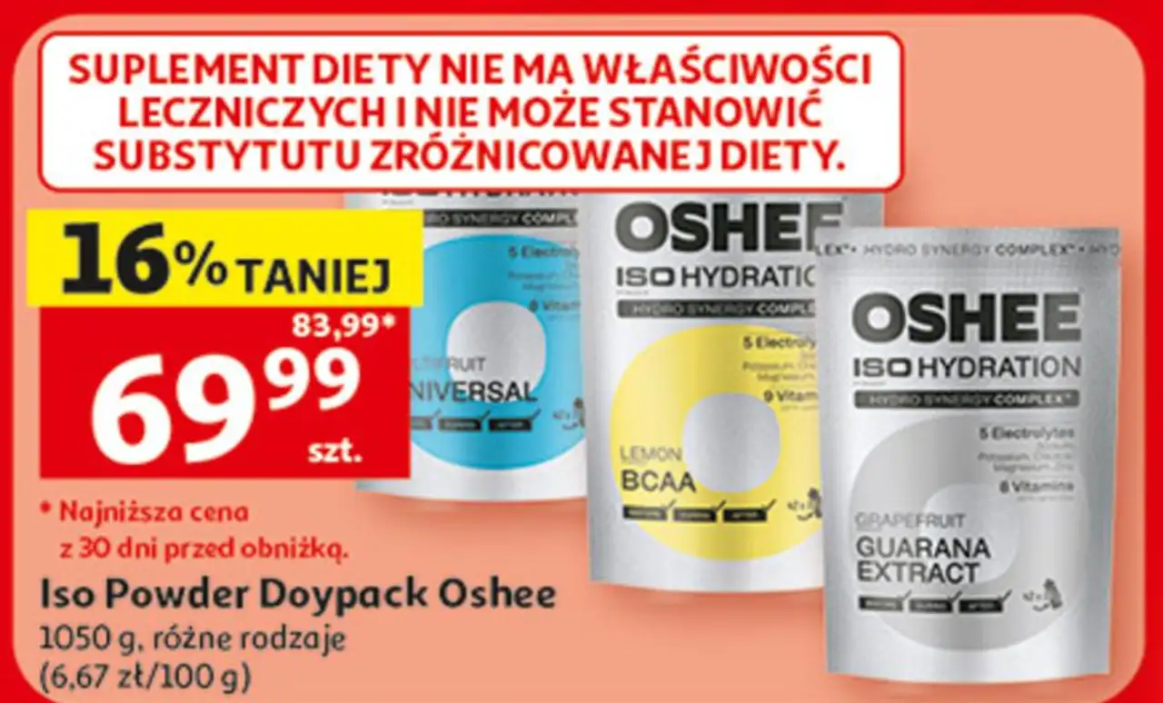 Iso Powder Doypack Oshee 1050 g